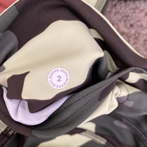 🍋NWT! Lululemon Fast and Free HR Tight 25” Camo - Picture 8 of 8